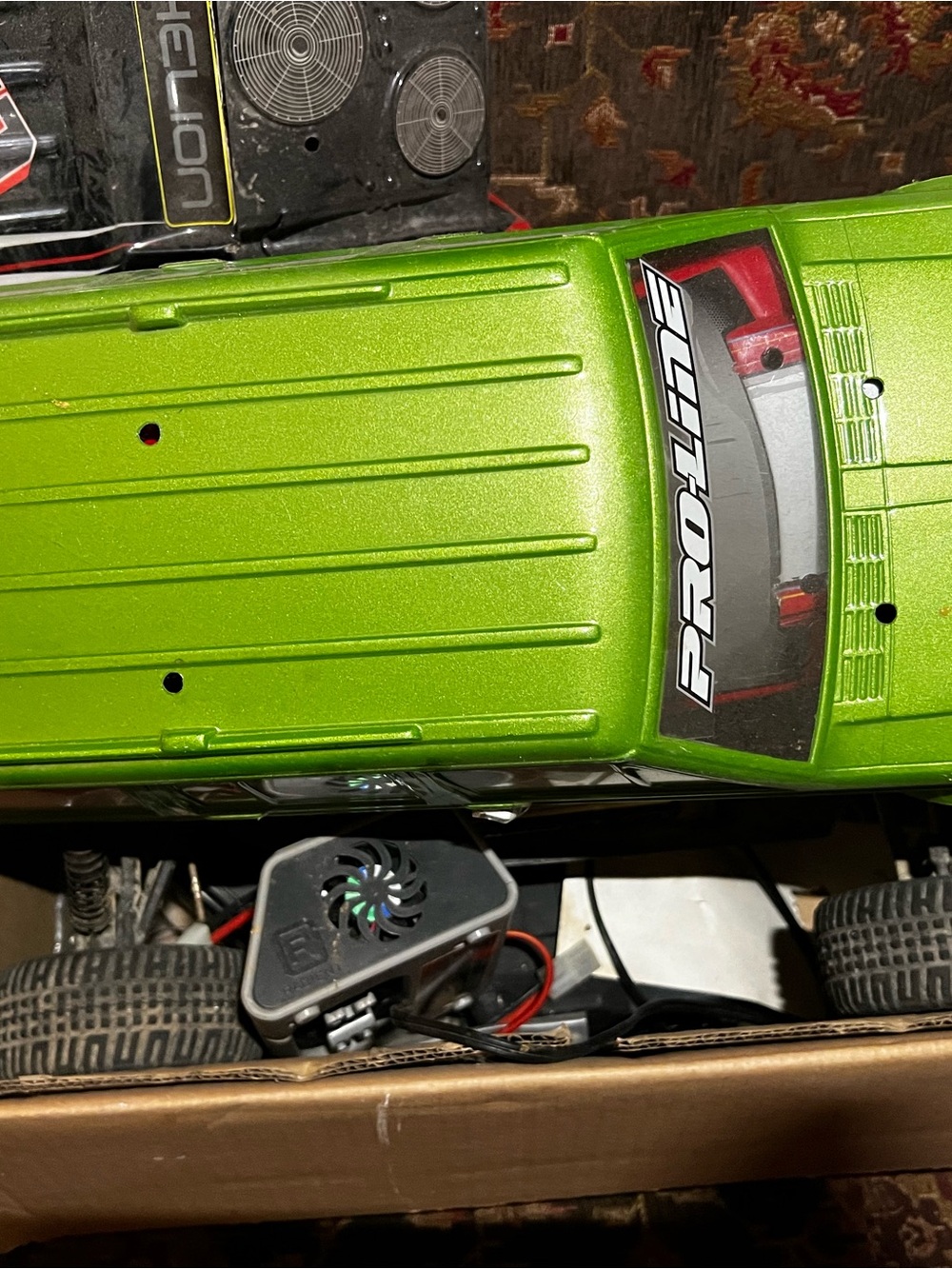 Axial Racing Red RC Car Body Shell - Picture 2 of 6